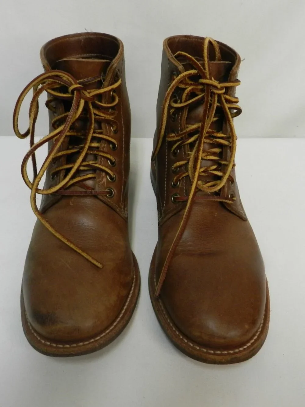 Oak Street Boot Makers Trench Size 7.5 M Leather Handmade ankle boots brown Men